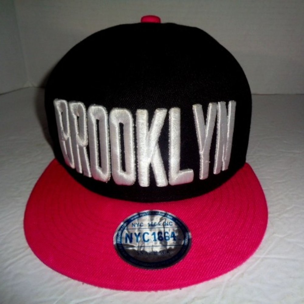 Brooklyn NYC 1664 Ball Cap, Adult Snapback Adjustable Excellent Condition